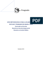 Guía de Elaboración. Plan de Tesis e Informe de Tesis - Doc - M.Derecho y MGP