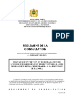 Reglement de La Consultation