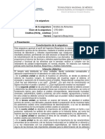 Análisis de Alimentos CTD-2001