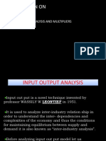 Input Output Analysis