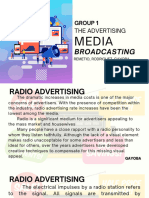 Group 1 The Advertising Media Broadcasting