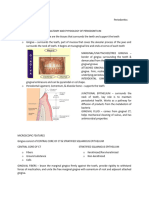 Anatomy and Physiology of Periodontium