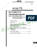 Automatic Transmission: Models: FD With Allison AT542 FE and FF With Allison AT545 SG With Allison MT643