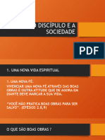 O Discípulo e A Sociedade - Aula 2