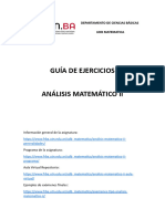 Guia de Trabajos Practicos de Analisis Matematico II