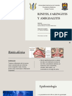 Pediatría Rinitis, Faringitis y Amigdalitis