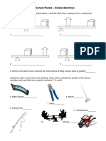 Worksheet Packet Simple Machines