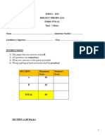 2023 BIOLOGY F2 QS T2 Exam Teacher - Co - .Ke