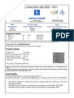 Electronic Reservation Slip (ERS) : 4606082226 16591/hampi Express Ac 3 Tier Sleeper (3A)