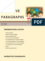 Writing Narrative Paragraphs: Faiza Mostafa Lecturer, EWU