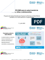 Salud Mental en Niños y Adolescentes