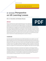 A Global Perspective On US Learning Losses