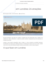 O Que Fazer em Londres - 24 Atrações Imperdíveis