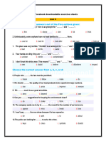 Sec 1 Facebook Downloadable Exercise Sheets - Unit 3