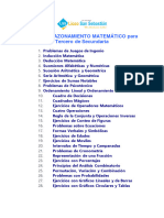 Temario 3° de Secundaria