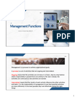 Topic 5 Management Functions