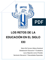 Los Retos de La Educación en El Siglo XXI Entregable 1