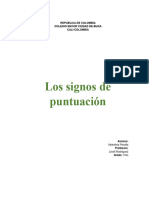 Qué Son Los Signos de Puntuación