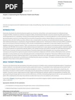 Chapter 4 - Implementing The Pharmacists' Patient Care Process