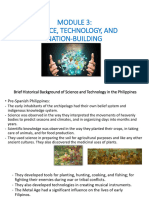 Module 3 - Science, Techenology and The Nation Building