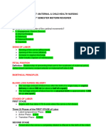 NCM 107 - MATERNAL & CHILD HEALTH NURSING 1st SEMESTER MIDTERM REVIEWER