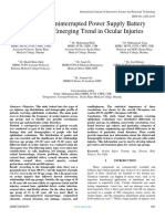 Analysis of Uninterrupted Power Supply Battery Explosions: Emerging Trend in Ocular Injuries