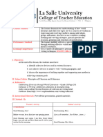 Principles of Cohesion and Coherence