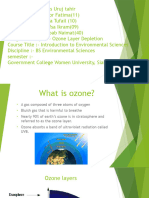 Ozone Layer Depletion