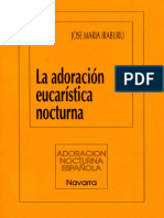 La Adoración Eucarística Nocturna