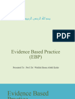 Evidence Based Practice - All