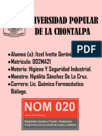 Listado de Verificación Nom-020