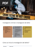 Criminalística Médico Legal PRIMERA PARTE