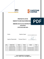 Proyecto 2707D Nuevo TK 2000 Sulfuros Bases: Memoria de Calculo Estructural Soportes 2707D-ID-ES-MC-0003