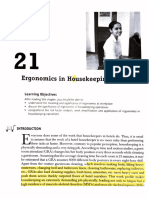 Ergonomics in Housekeeping