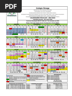 Calendário 2024 - Colégio Ômega - Av e Enc