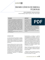 Síndromes Clínicos de Embolia Pulmonar: Sección de Neumología. Hospital Txagorritxu. Vitoria. Álava. España