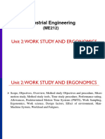 Work Study & Ergonomics