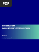 Andrea Campbell (Editor) - New Directions in Ecofeminist Literary Criticism-Cambridge Scholars Publishing (2008)