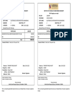 Student Fee Receipt