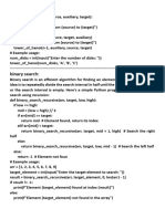 Binary Search