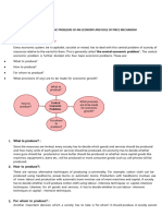 CHAPTER 1 Unit 2 - BASIC PROBLEMS OF AN ECONOMY AND ROLE OF PRICE MECHANISM