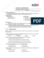 General Chemistry 2 Q3 Module 1