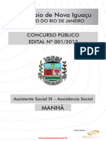 Assistente Social Prova Consulplan