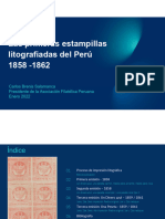 Las Estampillas Litografiadas Del Perú 1858 - 1862