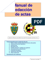 Manual de Redaccion de Actas