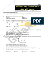 #MOCK JEE Main Practice Test 6 Expansion, Calorimetry, KTG & Thermodynamics