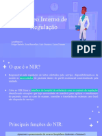 Núcleo Interno de Regulação: Acadêmicos: Felipe Rabelo Ivan Barcellos Luís Gustavo Luiza Nonato