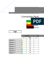 Registro de Minutos en Partidos