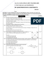 Sample Paper of 1ST PT Physics, Class 12TH, (Set-A) 2023-24