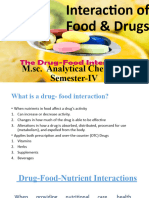 Drug-Food Interactions